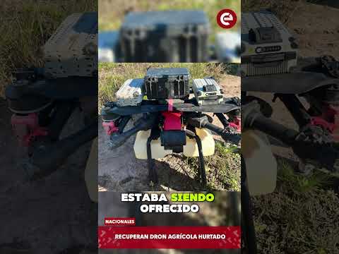 Hallan en Caazapá un dron agrícola valuado en USD 50.000