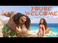 Moana YOU'RE WELCOME Karaoke | Dwayne Johnson