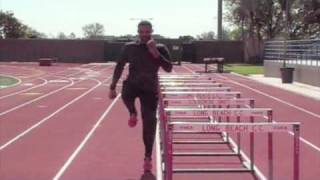 David Warren Hurdle drills Lead leg, Trail leg, Alternate leg, 42" hurdle hops, DavidWarrenWorkouts