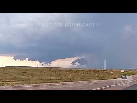 07-06-2022 Limon, CO - Wall Cloud, Possible Tornado(es), Beautiful Structure & Eads, CO lightning