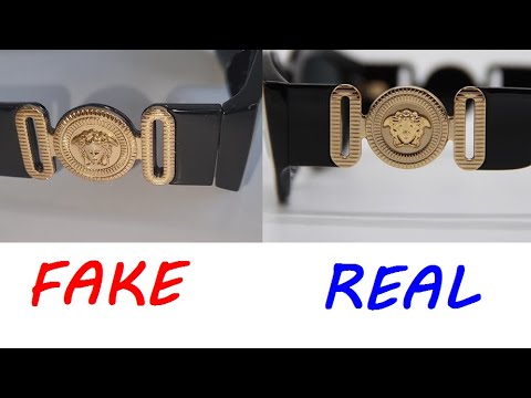 Versace sunglasses real vs fake. How to spot fake Versace Meduza biggie eyewear