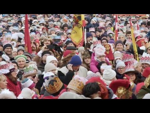 Barwne Święto Trzech Króli na ulicach Krakowa