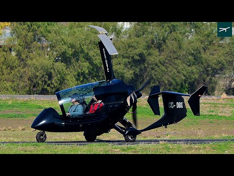 ELA 10 Eclipse CC-DDX gyrocopter takeoff at Tobalaba Airport (SCTB)