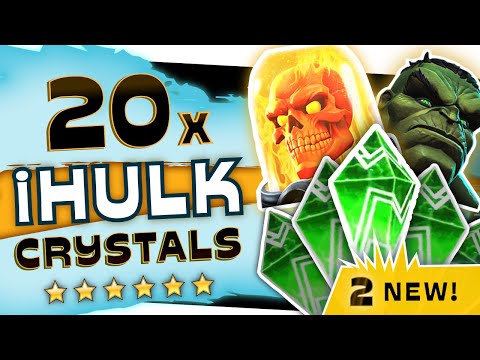 20x 6 Star Immortal Hulk Crystal Opening + Cosmic Ghost Rider! 2 NEW!! | Marvel Contest of Champions