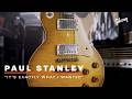 Paul Stanley shows Mark Agnesi his 1959 Gibson Les Paul