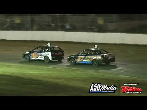 Junior Sedans: 2020/21 Queensland Title - B-Main 2 - Roma Speedway - 01.05.2021