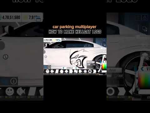 How To Make Hellcat Logo - car parking multiplayer #carparkingmultiplayer #cpm2
