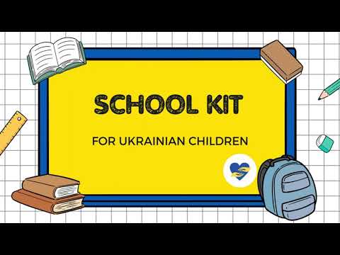Help Ukrainian children get ready for school!
