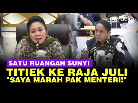 Galak Titiek Soeharto ke Raja Juli Bikin Ruang Rapat DPR Sunyi: Saya Marah Pak Menteri!