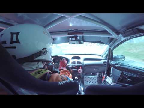 Course de côte Dunières 2016 montée 2 Florian Bartaire 206 RC N3