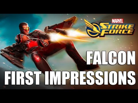 Falcon Rank up, First Impressions & Gameplay - Marvel Strike Force