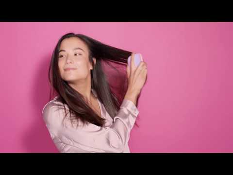 فرشاة شعر كروم للأطفال من تانجل تيزر - زهري video
