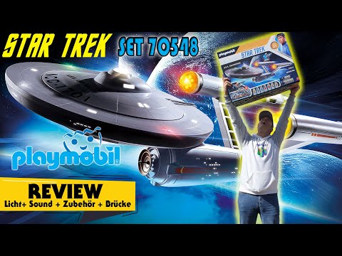 Playmobil  SET 70548    U.S.S  Enterprise NCC 1701   Teil 2   DIE REVIEW   STAR TREK