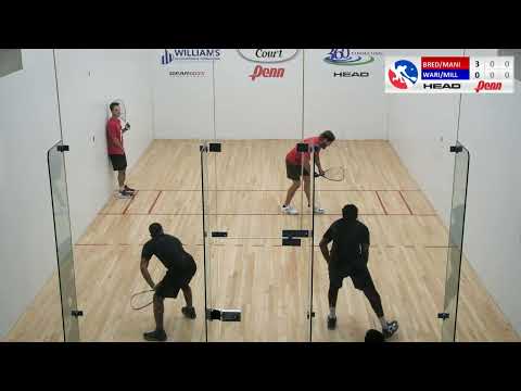 CAPITOL CITY RACQUETBALL - DOUBLES ROUND 16s BREDENBECK/MANILLA-WARIGON-MILLER