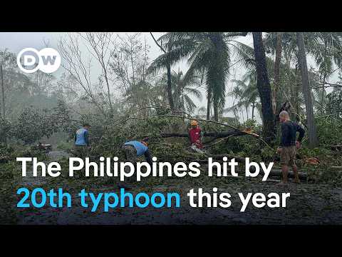 Typhoon Kalmaegi slams into the Philippines, sparking earthquake and volcanic activity fears