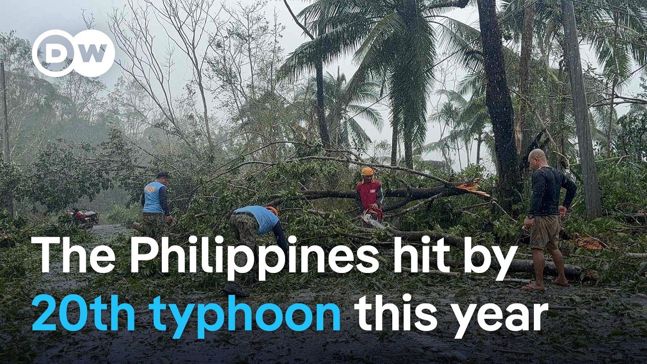 Typhoon Kalmaegi slams into the Philippines, sparking earthquake and volcanic activitiy fears