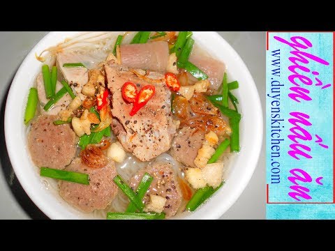 Cách Nấu HỦ TIẾU GÕ Bò Viên Đúng Vị Bình Dân By Duyen's Kitchen | Ghiền nấu ăn