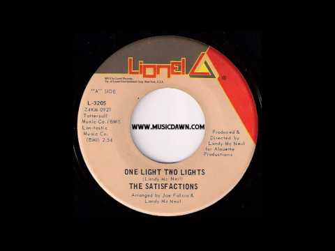 The Satisfactions - One Light Two Lights [Lionel Records] 1970 Crossover Sweet Soul 45 Video