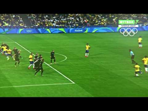 Neymar Amazing Free Kick Vs Germany Kaka//