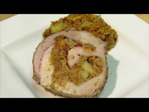Pork Loin - Stuffed Pork Loin Recipe - How To Stuff and Cook Pork Loin