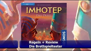 Imhotep Das Duell von KOSMOS - Brettspiel - Review inkl. Let´s Play - Die Brettspieltester