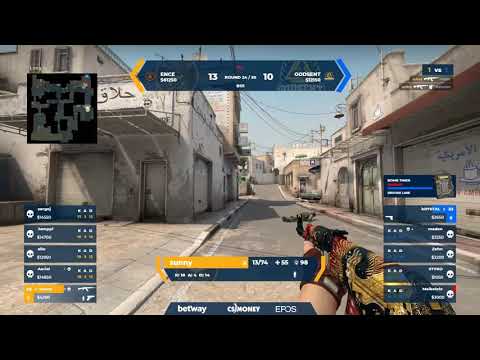 sunny 1v4 clutch [ENCE vs. GODSENT(BLASTPremier clip)]