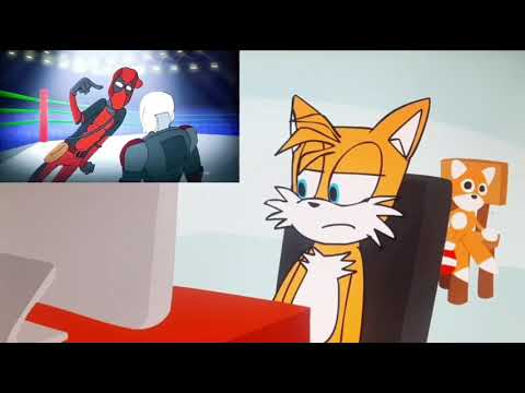 Tails reacts to Deadpool vs Deadshot Cartoon Beatbox Battles REACTION