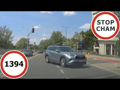 Stop Cham #1394 - Niebezpieczne i chamskie sytuacje na drogach