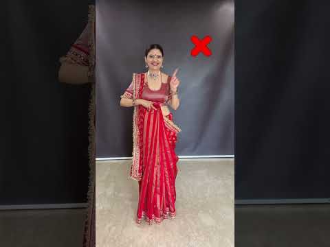This Navratri follow these simple tips to look tall and slim in Gujarati style saree #gujaratisaree