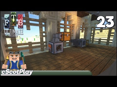FTB Ultimate Reloaded w/ cScot : Ep 23 – Steve’s Carts Mining Cart