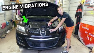 ENGINE VIBRATIONS MAZDA 2 3 5 6 CX-2 CX-5 CX-7 CX-9. ENGINE MOUNT VIBRATIONS