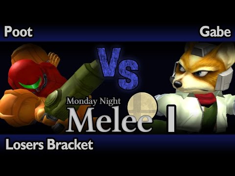 MNM 1 Melee - Poot (Samus,Dr Mario) vs Gabe (Fox) - Losers Bracket