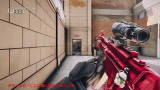 【R6S 面白動画】タチャンカリスキルで３キル！！　＆中二病