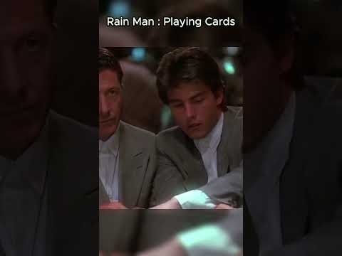 Tom Cruise and Dustin Hoffman Playing Cards #shorts #tomcruise #rainman