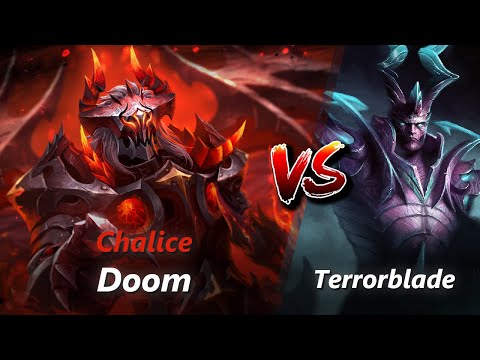 Chalice offlane Doom vs Terrorblade/Riki | First 10 minutes