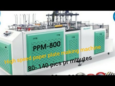 Paper Plate Making Machine videos
