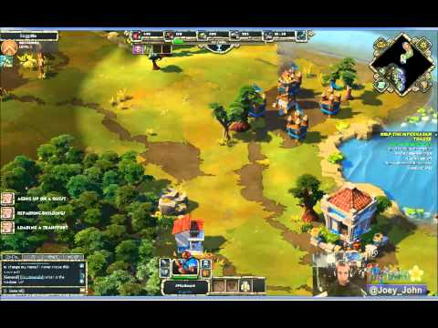 Age of Empires Online Walkthrough - Pt.4 Greeks - Help the Mycenaean Trader (I)