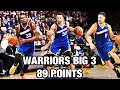 Stephen Curry Kevin Durant Klay Thompson Put Up 89 Points