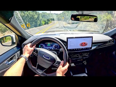 2023 Ford Escape Hybrid ST-Line Elite - POV Test Drive (Binaural Audio)