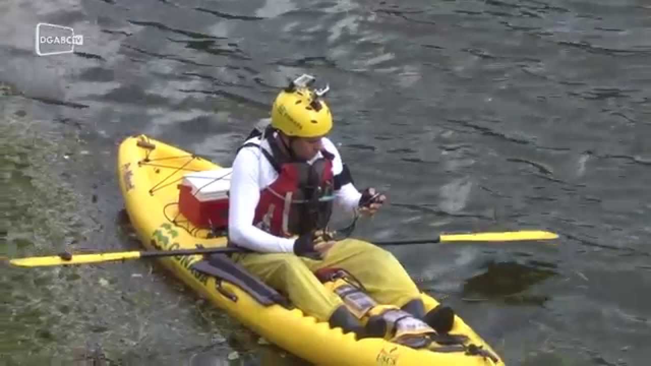 Projeto da USCS realiza expedição Billings; veja vídeo do ecoesportista no local