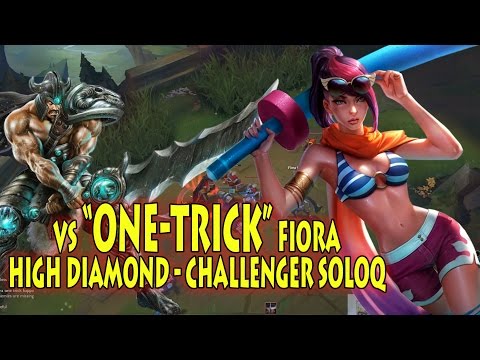 Tryndamere vs ONE TRICK FIORA Top Lane Diamond - Challenger Ranked SoloQ - Season 7: Patch 7.5