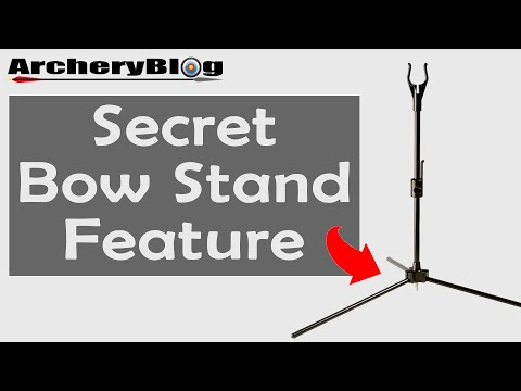 Bow Stand Secret Feature. (How To Stop Your Bow Falling Over).