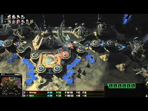 [csc] Strange vs. [TeS] Guru (ESL Go4SC2 Cup #561 - Semifinal - Game 1)