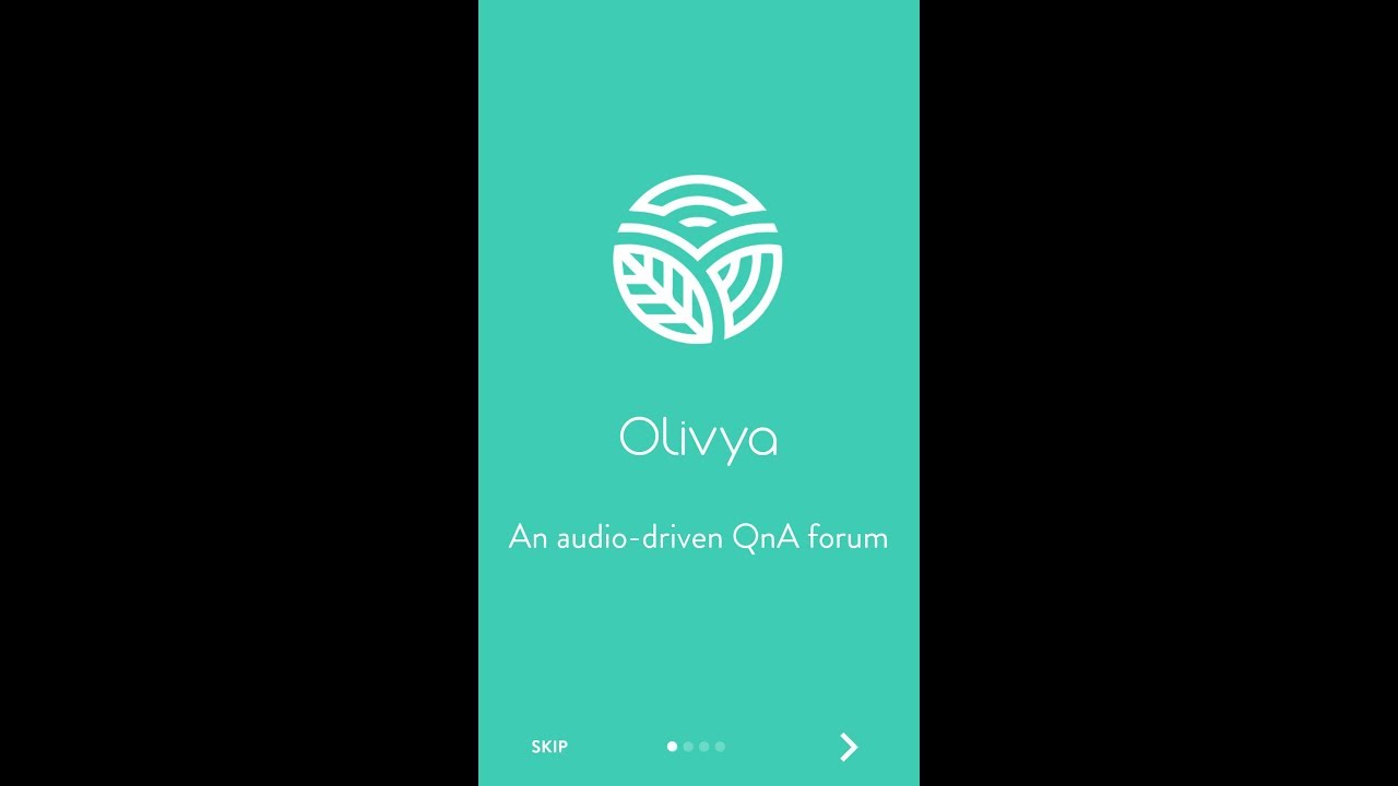 Sign-up process for opinion leaders at Olivya