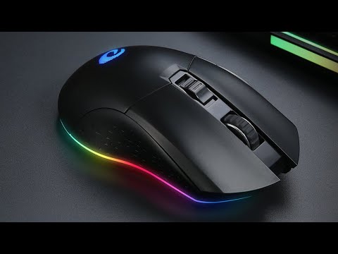 🛑 2.4GHz Wireless Gaming Mouse with replaceable magnetic side plates and counterweight, 16000 DPI