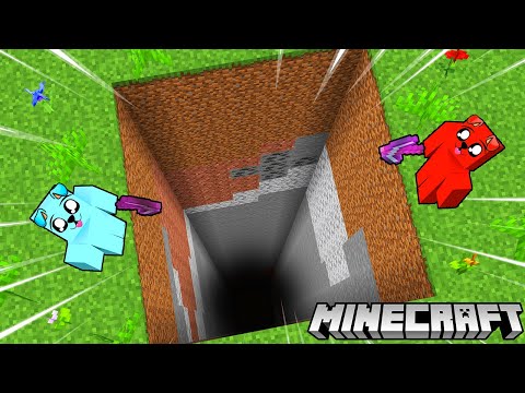 WE MINED THE BIGGEST HOLE in Minecraft ⛏️