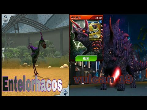 Nâng cấp entelorhacos max level 40 và sử dụng tất cả carnivores level 40 đánh với boss vulcan 19