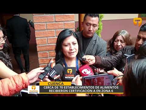 Cerca de 70 establecimientos de alimentos recibieron certificación A en zona 6