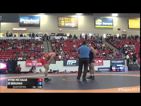 97 kg QF - Wynn Michalak (TMWC) vs Jd Bergman (NYAC)