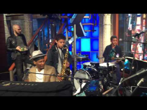 Emilio Modeste & Kojo Roney at The Late Show Set